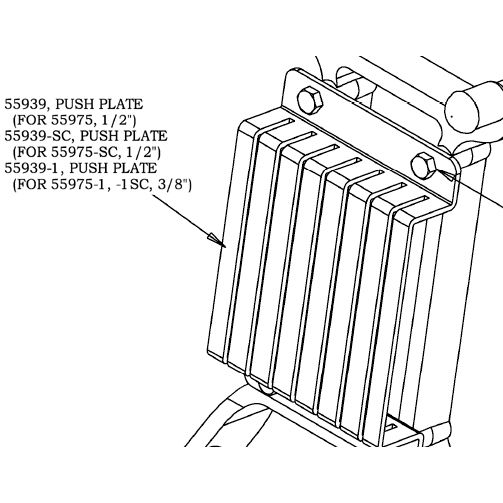 NEMCO&trade; Pusher Head For 1/2" Cut Easy Chicken Slicer&trade;