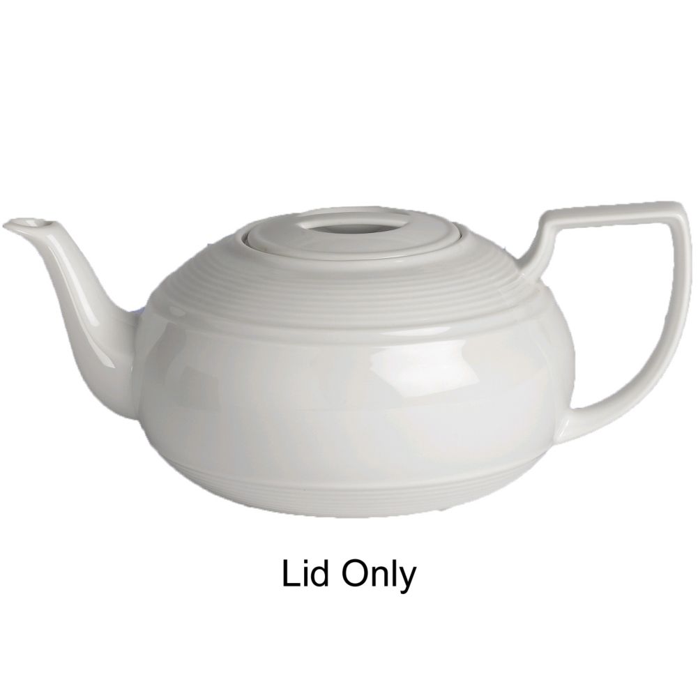 Steelite Rene Ozorio Aura Asian White Lid for 33 Oz Tea / Coffee Pot