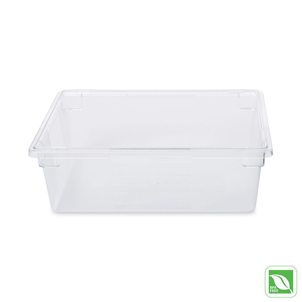Rubbermaid 26 x 18 x 9 / 12.5 Gal Clear Food Box