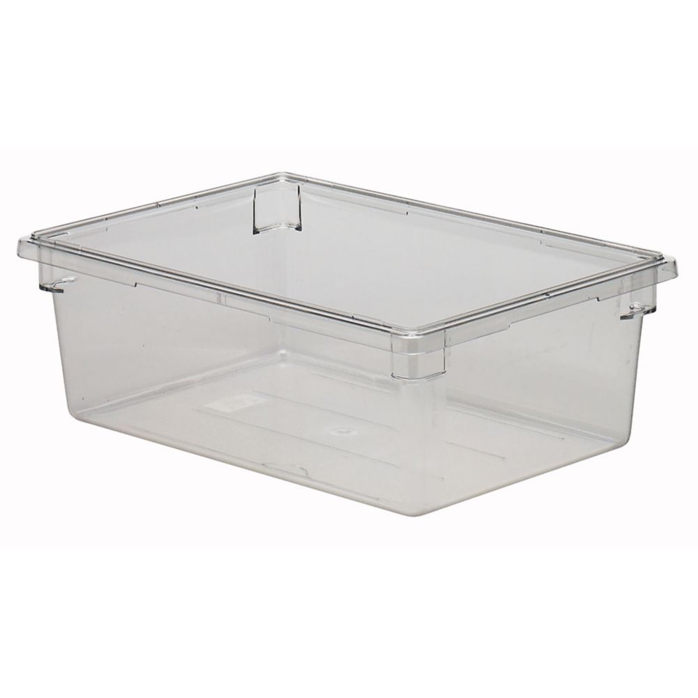 Cambro Camwear&reg; 13 Gal Clear 18" x 26" x 9" Food Box