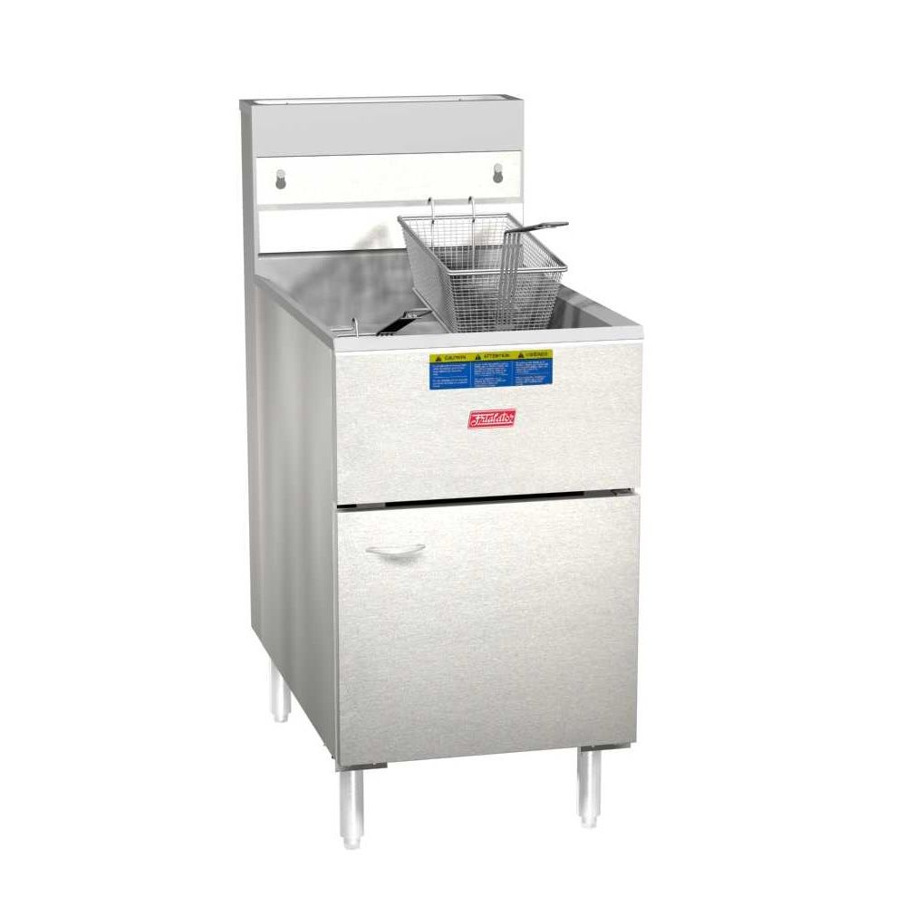 Pitco&reg; Economy 80 Lb Natural Fish Fryer with Mechanical Thermostat