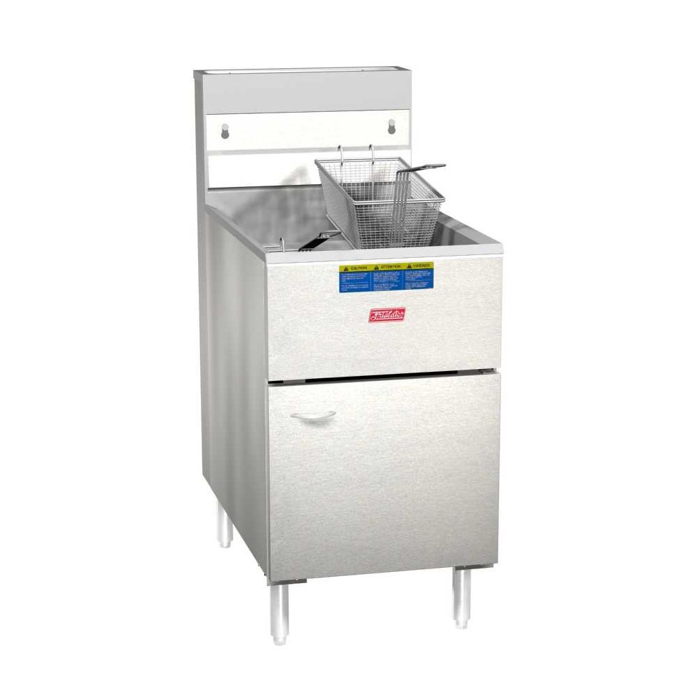Pitco&reg; Economy 80 Lb Propane Fish Fryer with Mechanical Thermostat