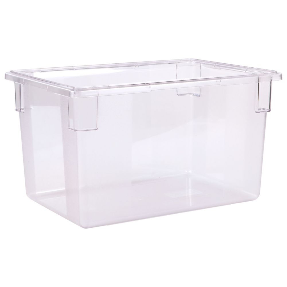 Carlisle StorPlus&trade; 21.5 Gal. Clear 18 x 26 x 15 Food Storage Box