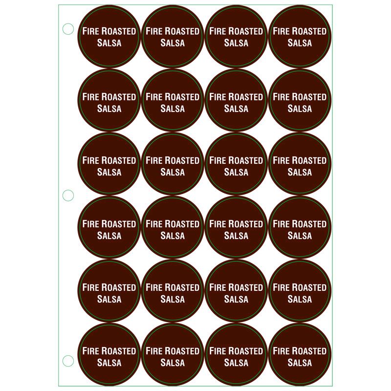 Fundamental Designs Sheet Label for Squeeze Bottle