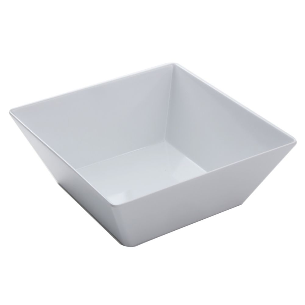 American Metalcraft Endurance&trade; White Melamine 228 Oz Square Bowl