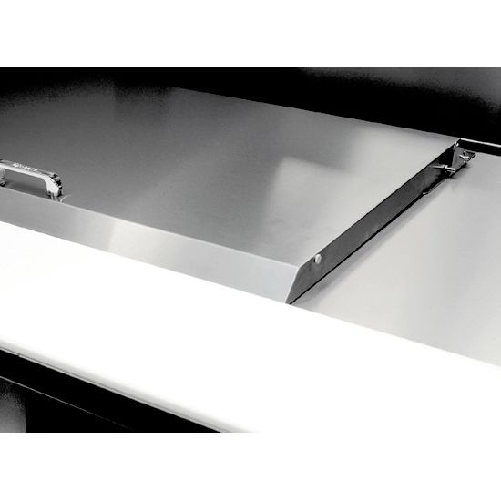 True&reg; S/S Mega-Top 18-Pan Top Sandwich / Salad Unit w/ Legs