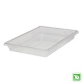 Rubbermaid Clear Shallow 5 Gal Food / Tote Box