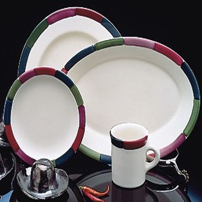 Homer Laughlin China Tones NR 6-1/2" B & B Plate