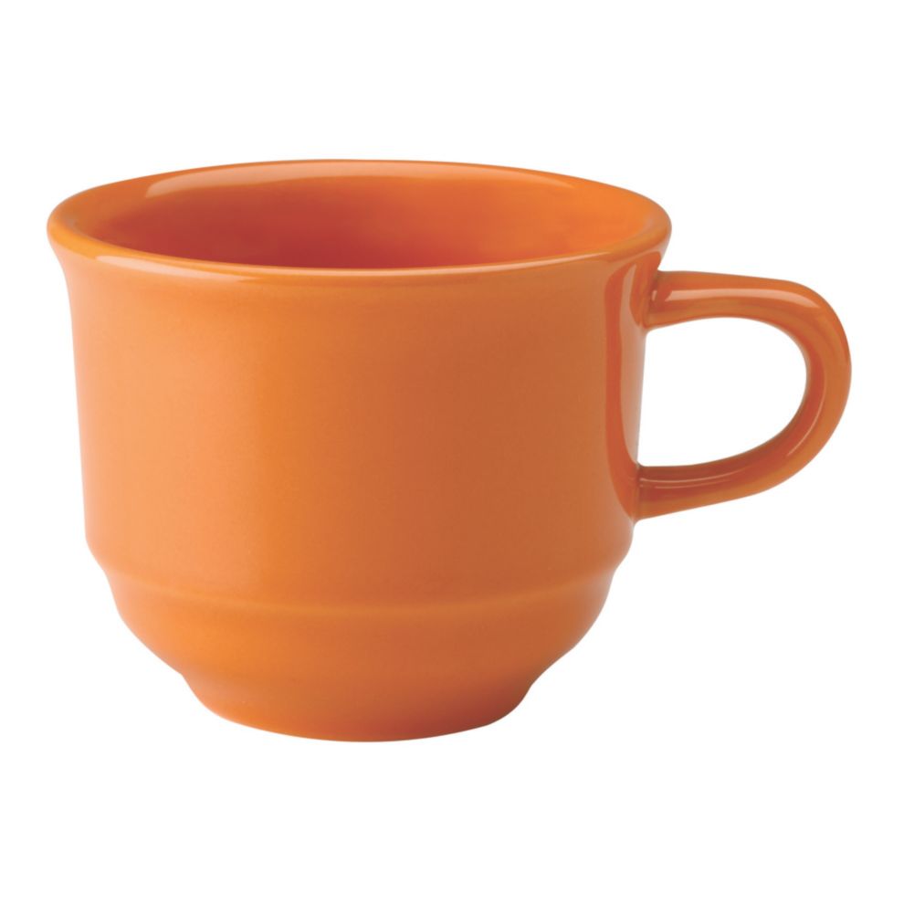 Homer Laughlin Colorations&trade; Tangerine 11 oz Americas Cup
