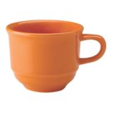 Homer Laughlin Colorations&trade; Tangerine 11 oz Americas Cup