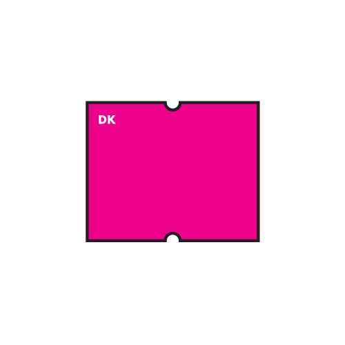DayMark DuraMark Blank Fluorescent Pink Label for DM-4 Label Gun