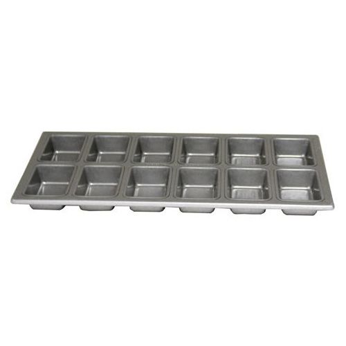 Focus Foodservice Aluminized Steel 12 Mold Mini-Loaf Pan