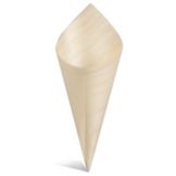JB Prince 5" Wood Paper Serving Cone