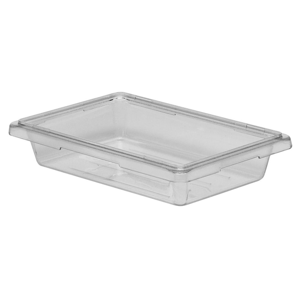 Cambro Camwear&reg; 1.75 Gal Clear 12" x 18" x 3.5" Food Storage Box