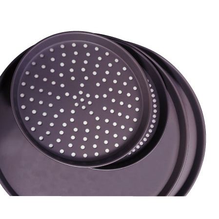Allied Metal 12" x 1" Tapered Aluminum Pizza Pan