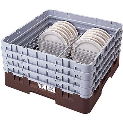 Cambro Camrack FS PlateSafe for 10-&frac12;-11-1/8; D Plates, Brown
