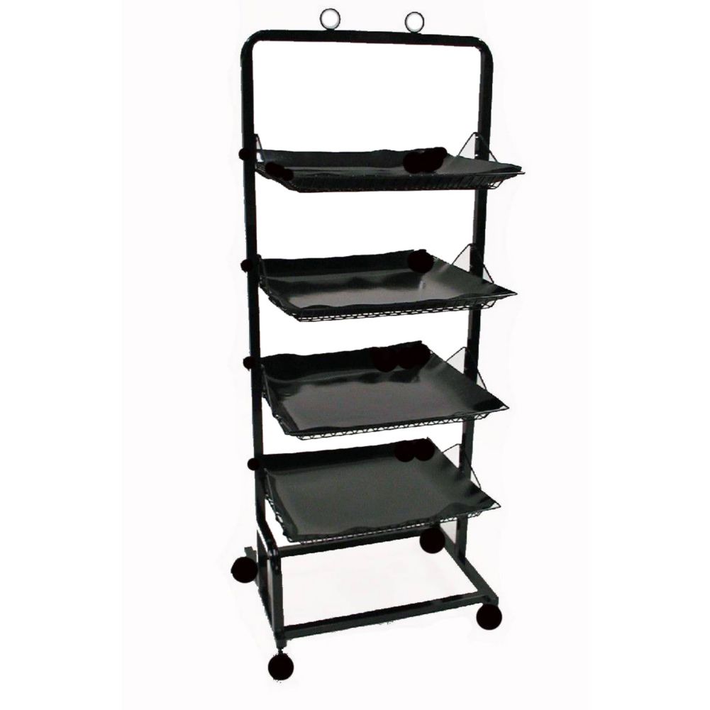 Mobile Merchandisers Wire Basket Style Merchandiser