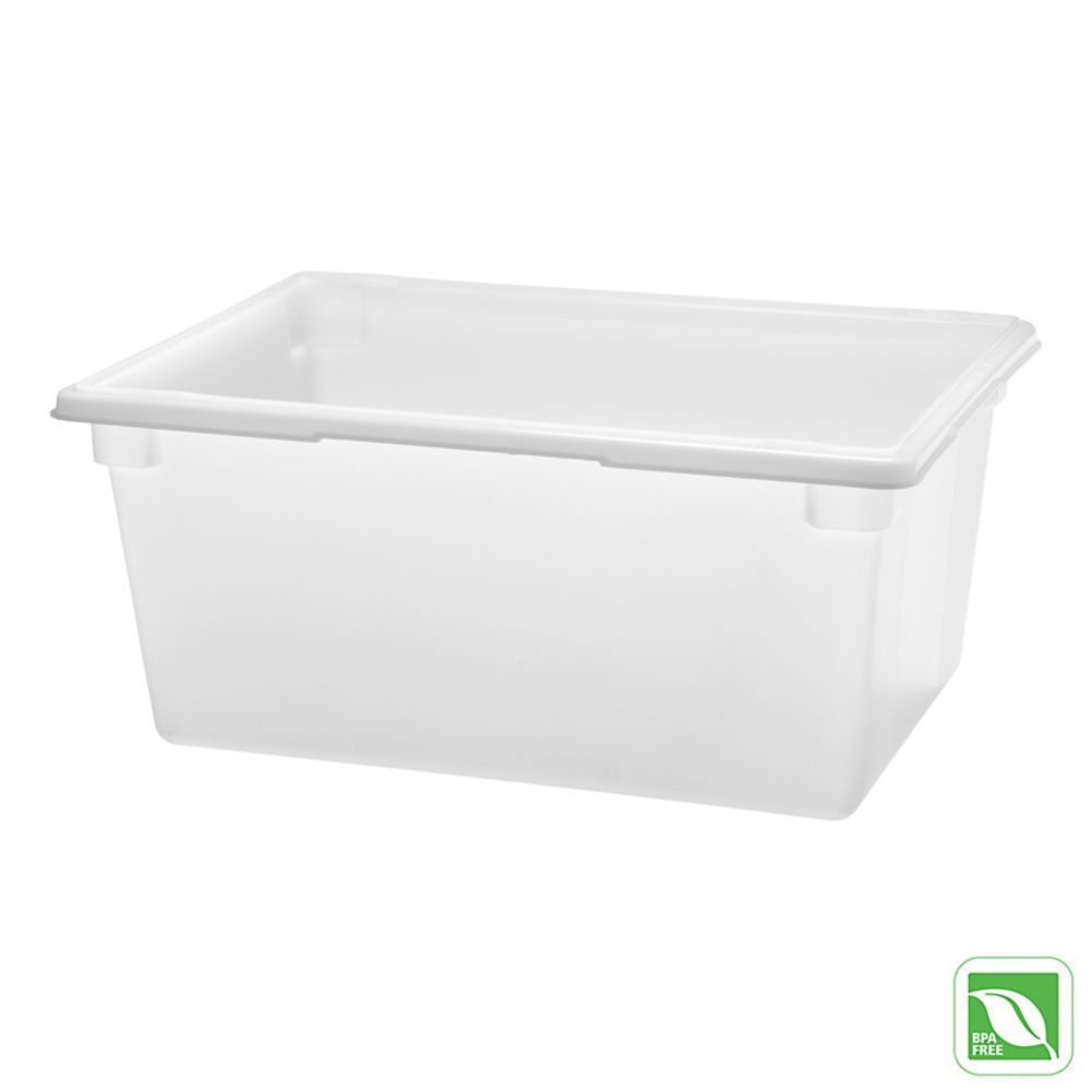 Rubbermaid White 16.5 Gal Food / Tote Box