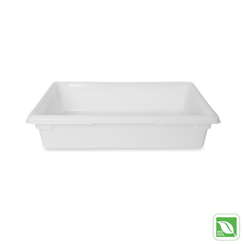 Rubbermaid White 8.5 Gal Food / Tote Box