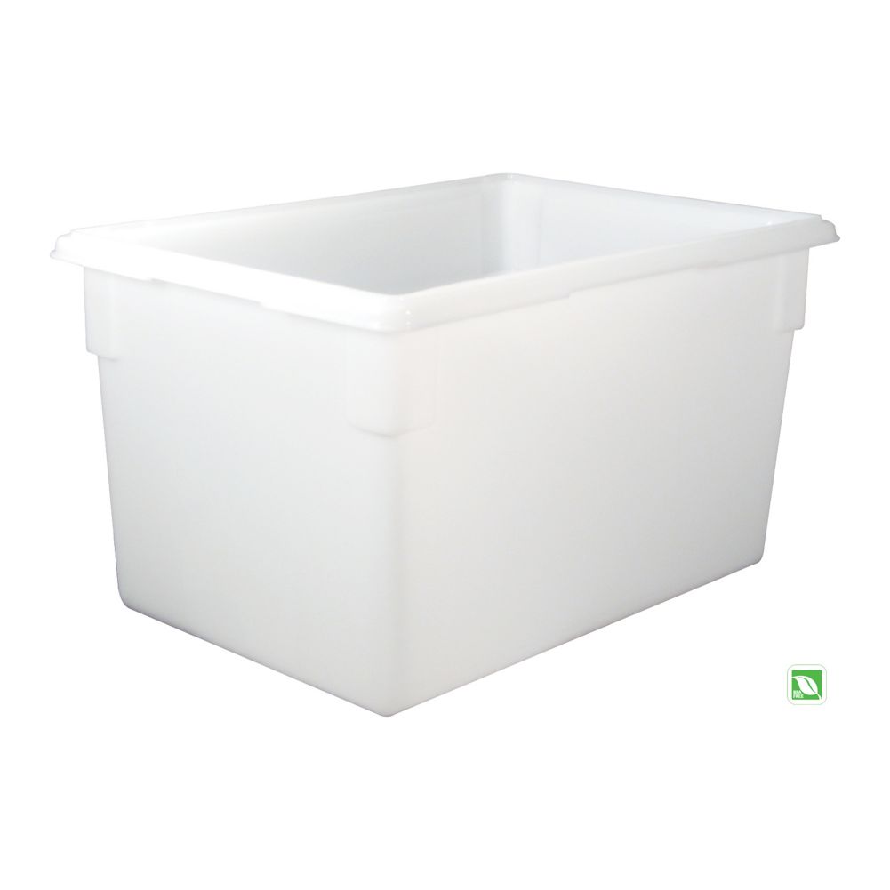 Rubbermaid White 21.5 Gal Food / Tote Box