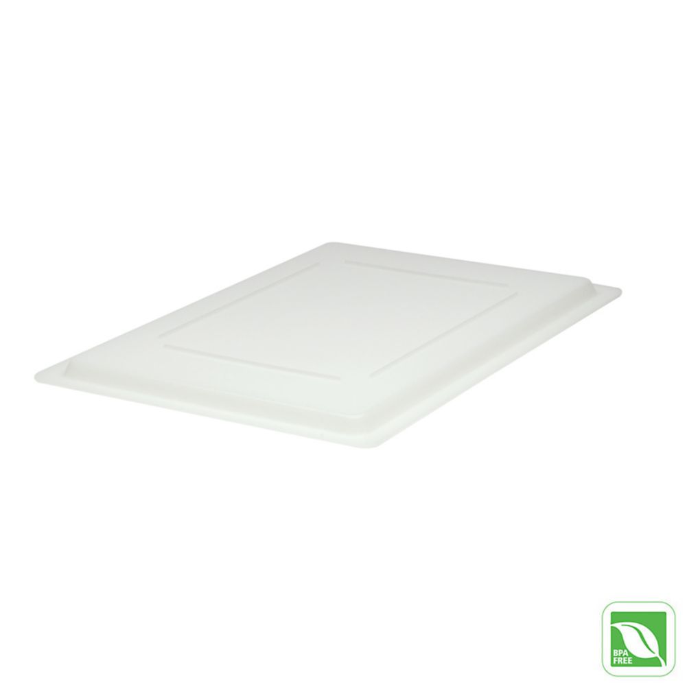 Rubbermaid White Lid for 12" x 18" Food / Tote Boxes