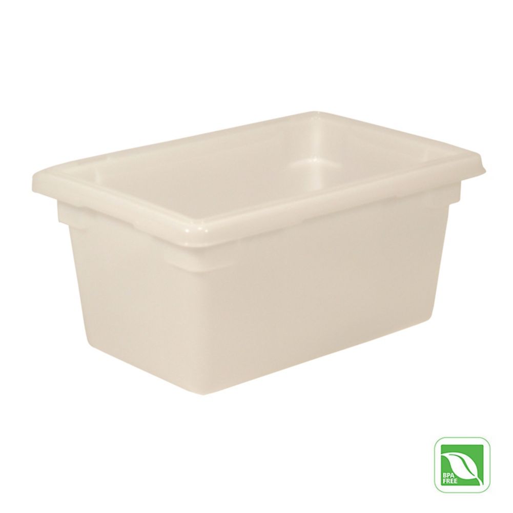 Rubbermaid White Deep 5 Gal Food / Tote Box