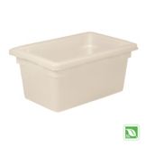 Rubbermaid White Deep 5 Gal Food / Tote Box