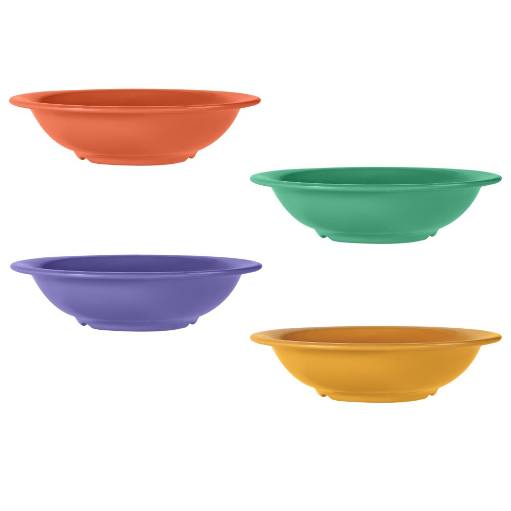 G.E.T. Diamond Mardi Gras&trade; Mixed Colors 16 Oz. Melamine Bowls
