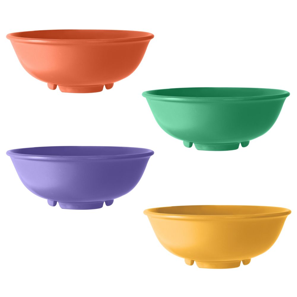 G.E.T. Diamond Mardi Gras&trade; Mixed Colors 24 Oz. Melamine Bowl