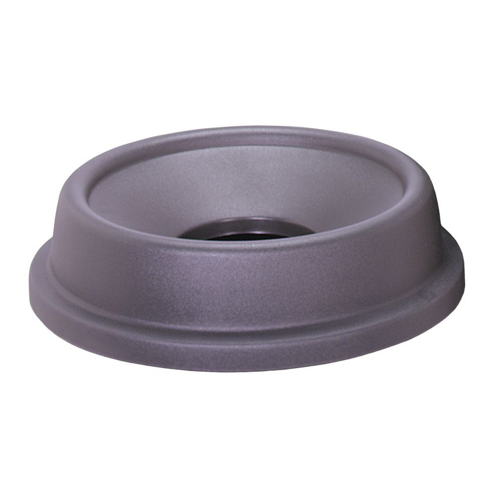 Continental Gray Funnel Lid for Round 44 gal Huskee Receptacles