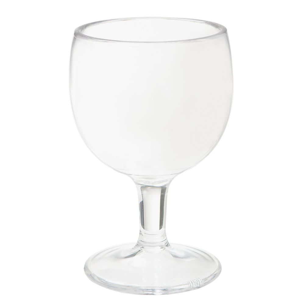 G.E.T. Specialty Drinkware Clear SAN Plastic 12 Oz Goblet