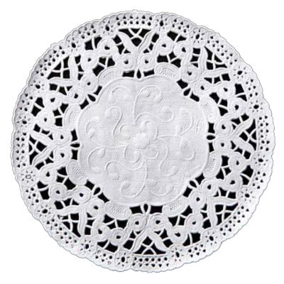 Lapaco Paper Products White Lace 3-1/2" Doily