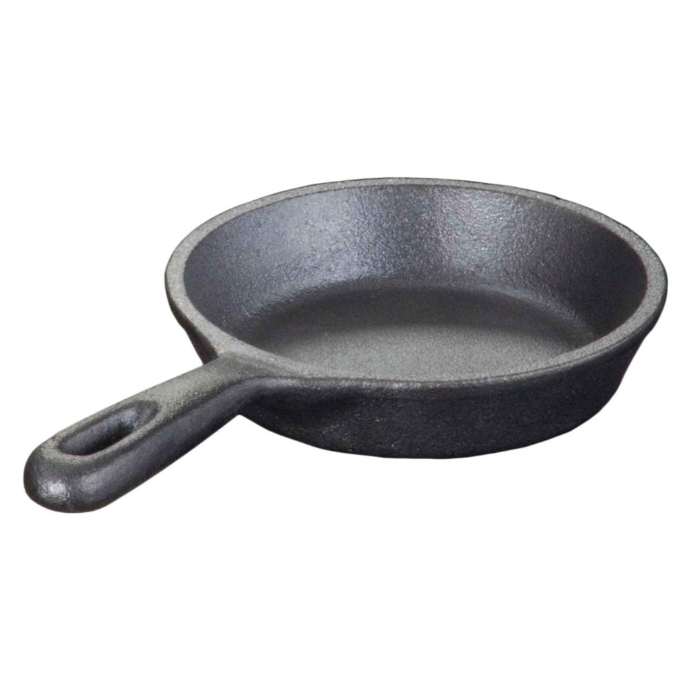 American Metalcraft Cast Iron Individual 2.7 Oz Serving Pot w/ Handle