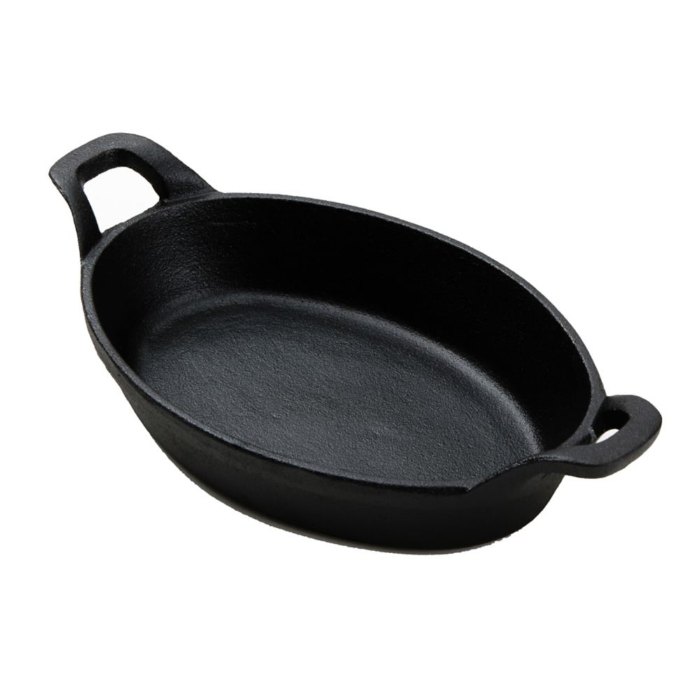 American Metalcraft Mini Round 24.8 Oz. Cast Iron Casserole Pot