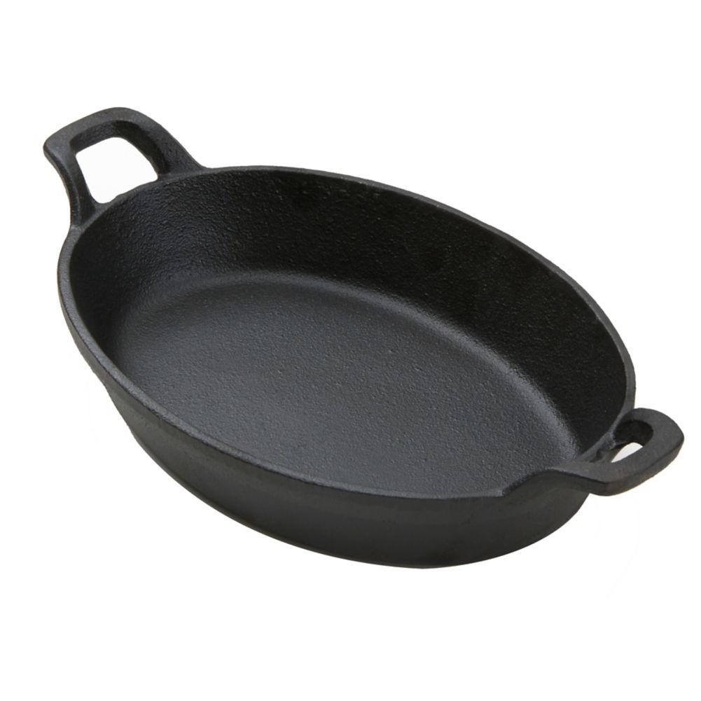 American Metalcraft Mini Round 36.5 Oz. Cast Iron Casserole Pot