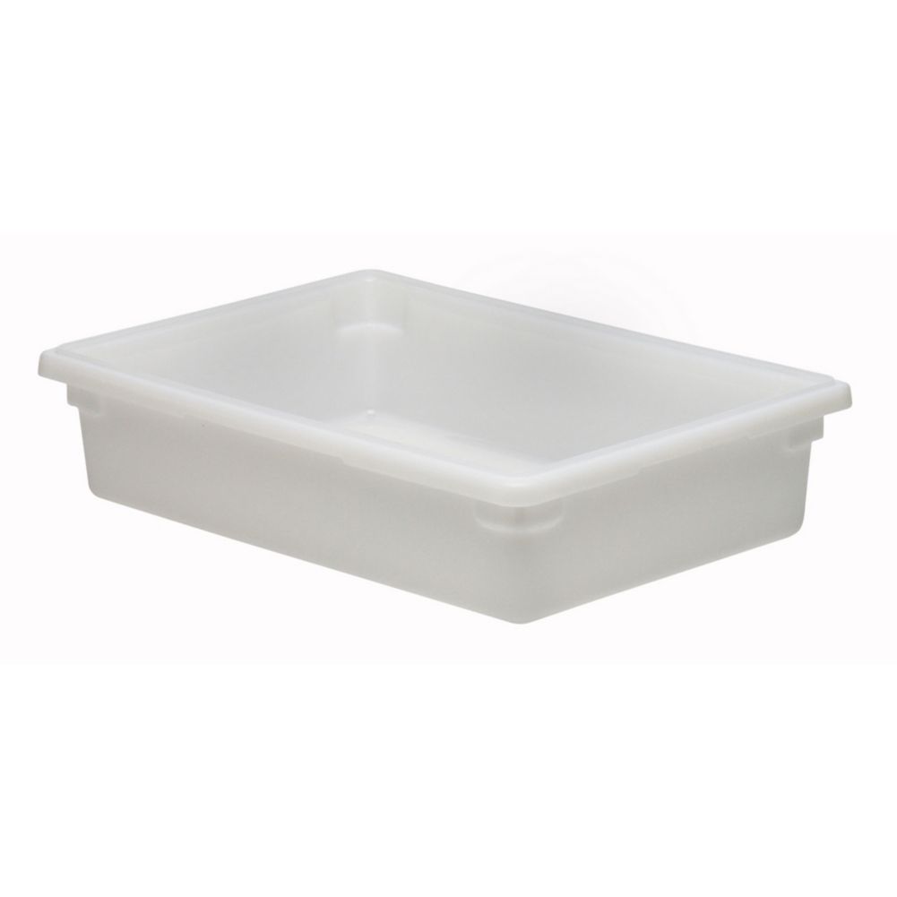 Cambro 8.75 Gal White Poly 18" x 26" x 6" Food Storage Box