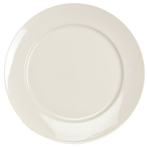 Homer Laughlin China RE-21&reg; Undec. Ivory 10-3/4" Dinner Plate