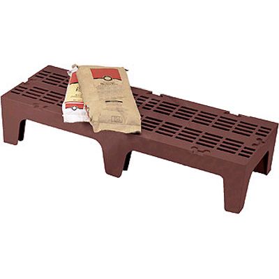 Cambro Dark Brown Slotted Top Dunnage Rack