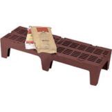 Cambro Dark Brown Slotted Top Dunnage Rack