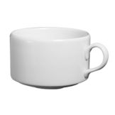 Homer Laughlin Ameriwhite&reg; Alexa&trade; 13 oz Stacking Cup
