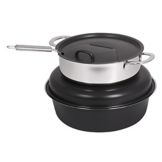 Spring USA&reg; Seasons Titanium 6 Qt Soup Server with Chrome Accents