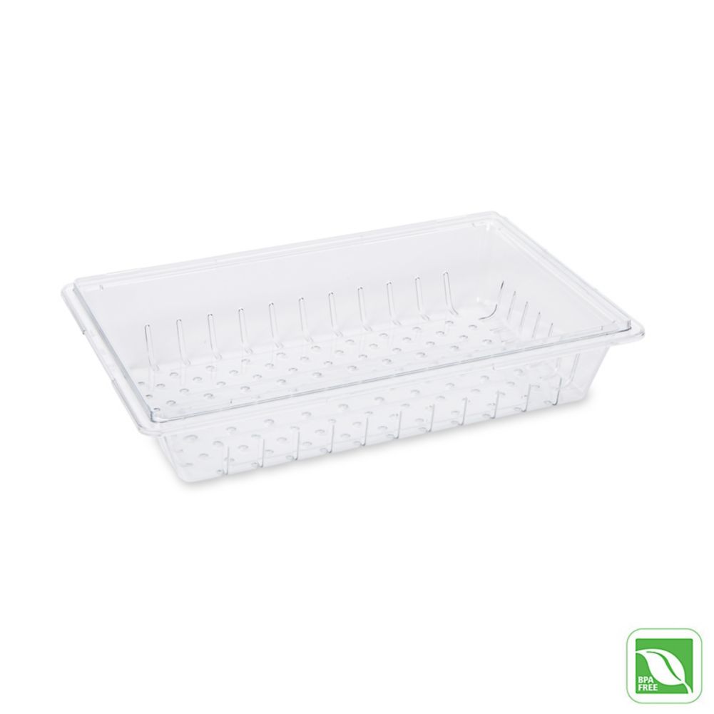 Rubbermaid Clear Colander / Drain Tray for Food Box