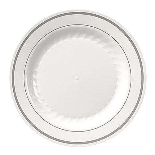 WNA American Plastics Silver Line 10-1/4" Plate