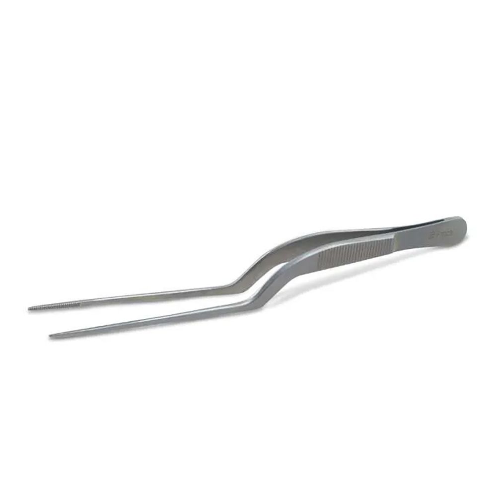 JB Prince 6.5" Offset Fine Tip Tweezer