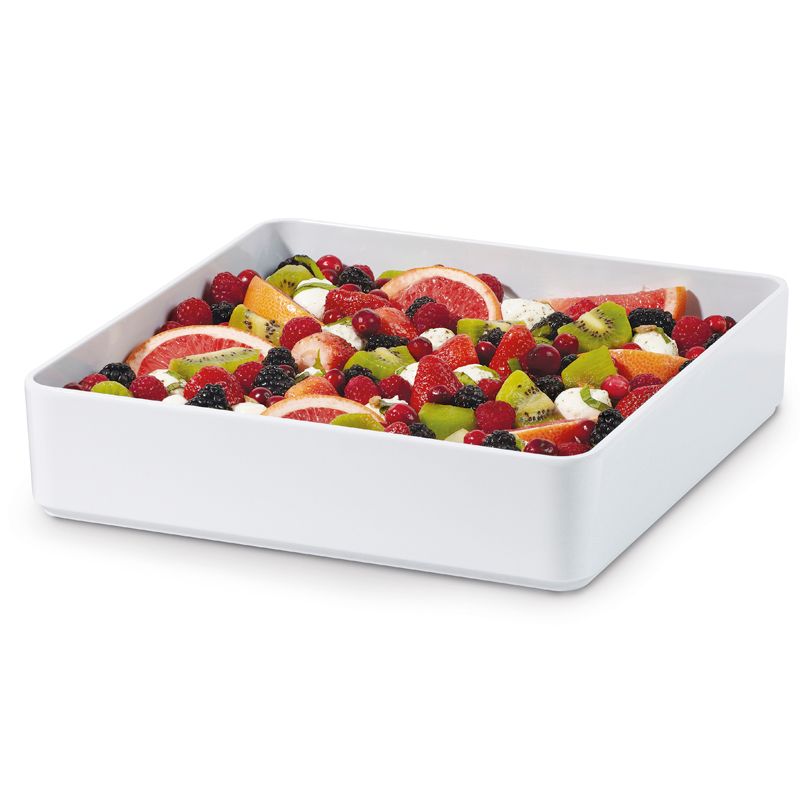 G.E.T. Milano&trade; 12" White Square Bowl