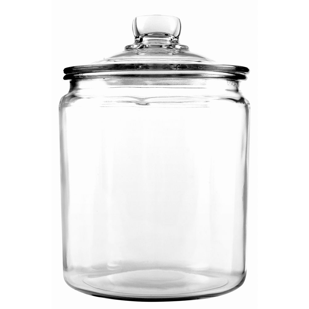 Anchor Hocking&reg; Half-Gallon Heritage Hill Glass Jar w/Cover