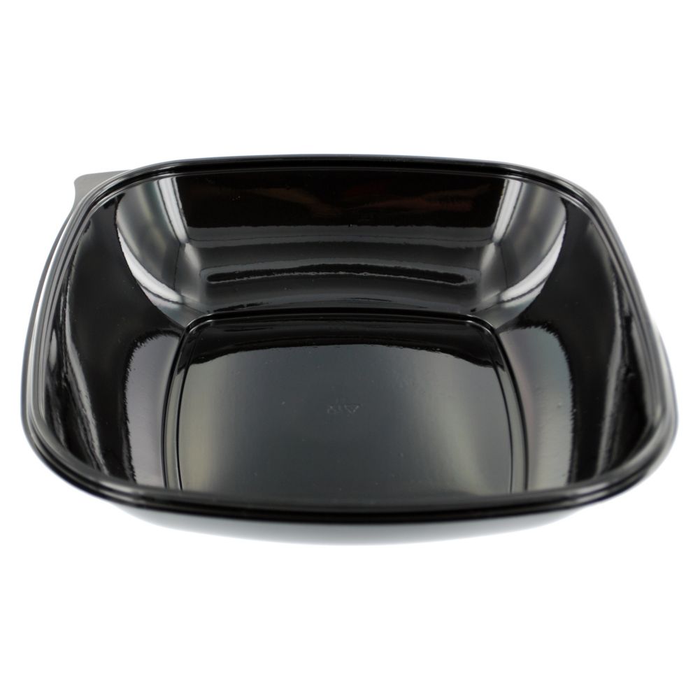 Sabert Black 80 Oz. Square Bowl