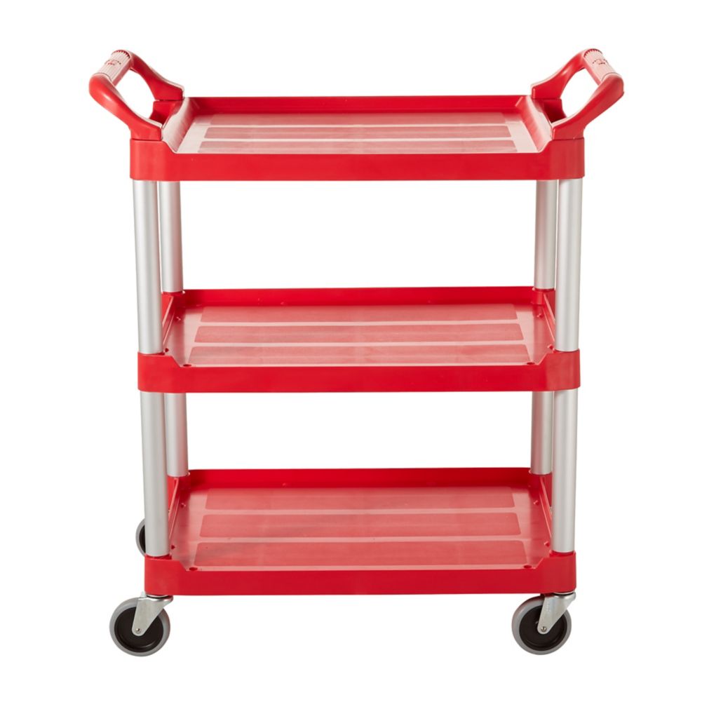Rubbermaid&reg; Red Economy Utility Cart