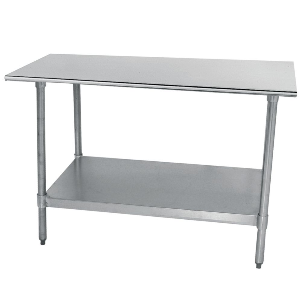 Advance Tabco Adjustable Galvanized Undershelf Work Table