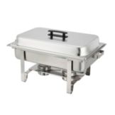 Winco 8 Qt. Oblong Chafer w/ Color Box